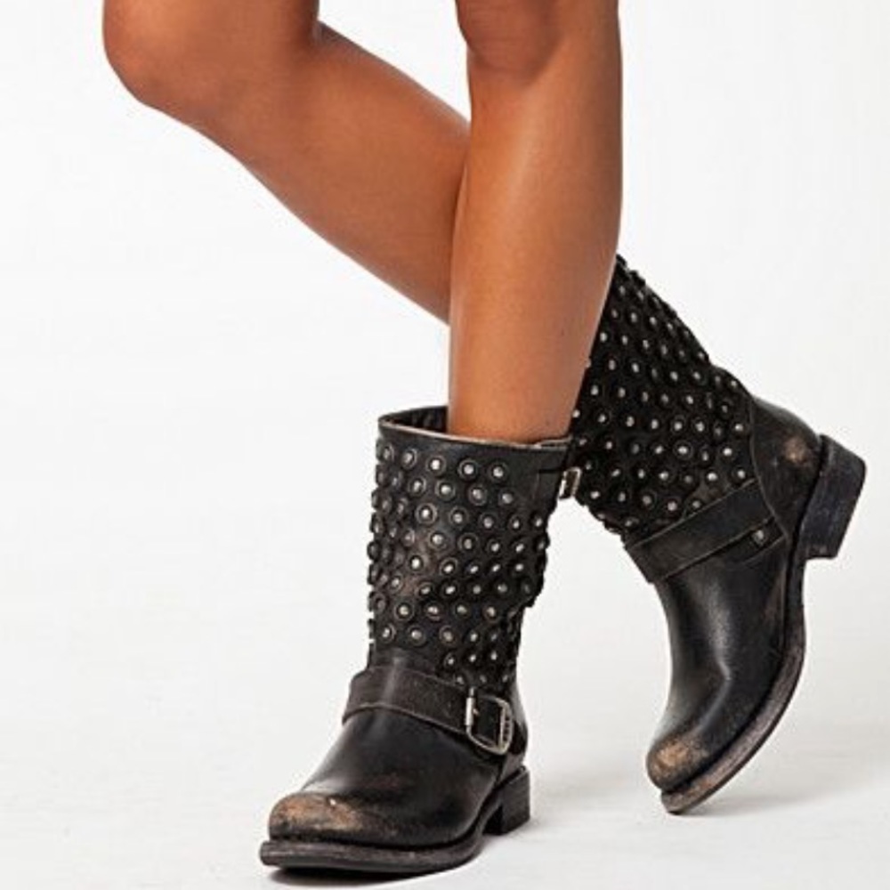 Frye Jenna Disco Short Stud Boot